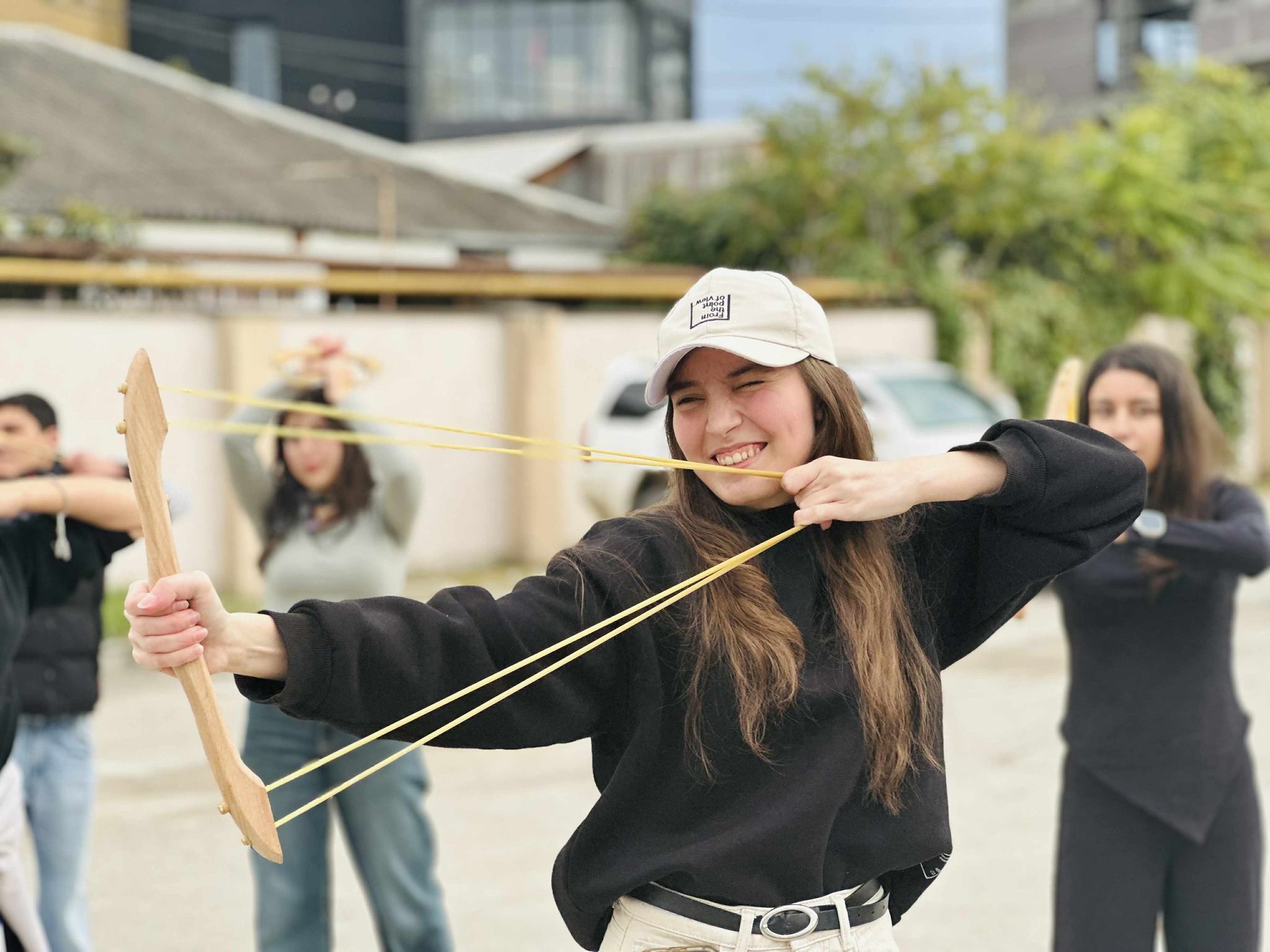 The next archery course training was held at the "Tea House"