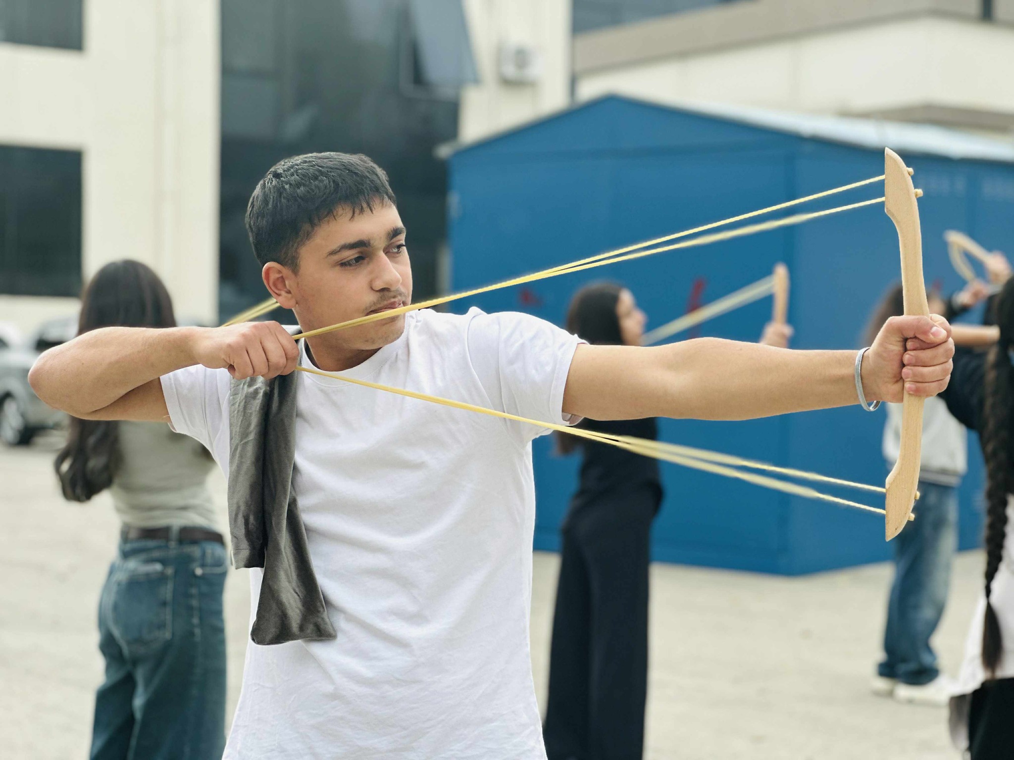 The next archery course training was held at the "Tea House"