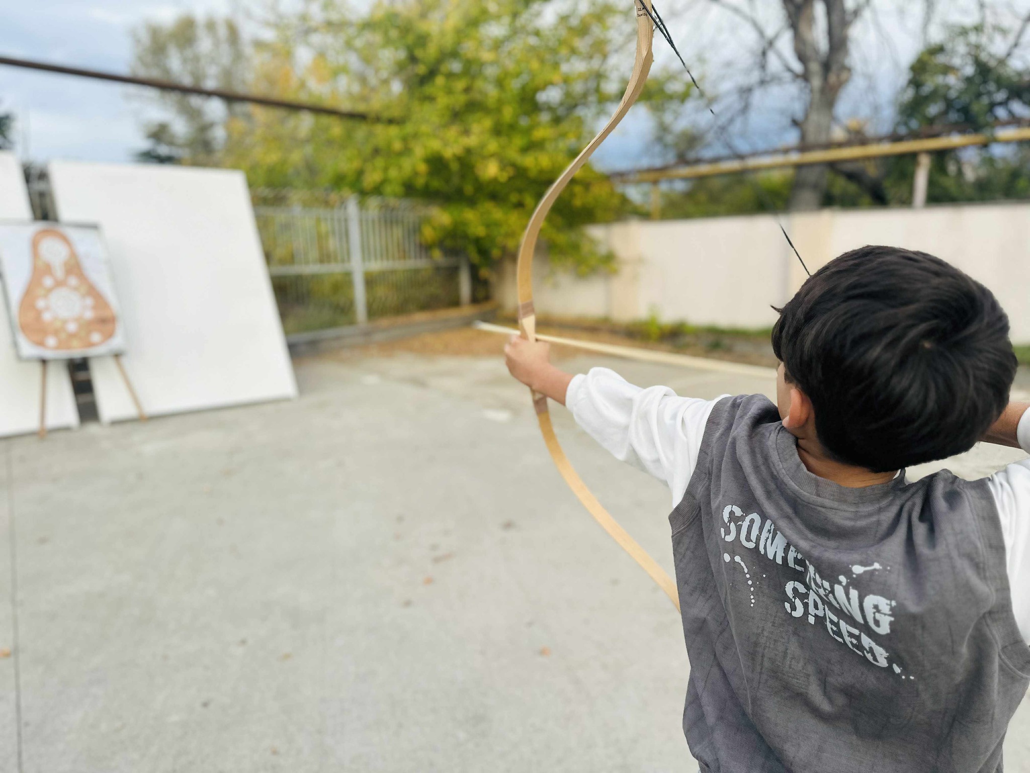 The next archery course training was held at the "Tea House"