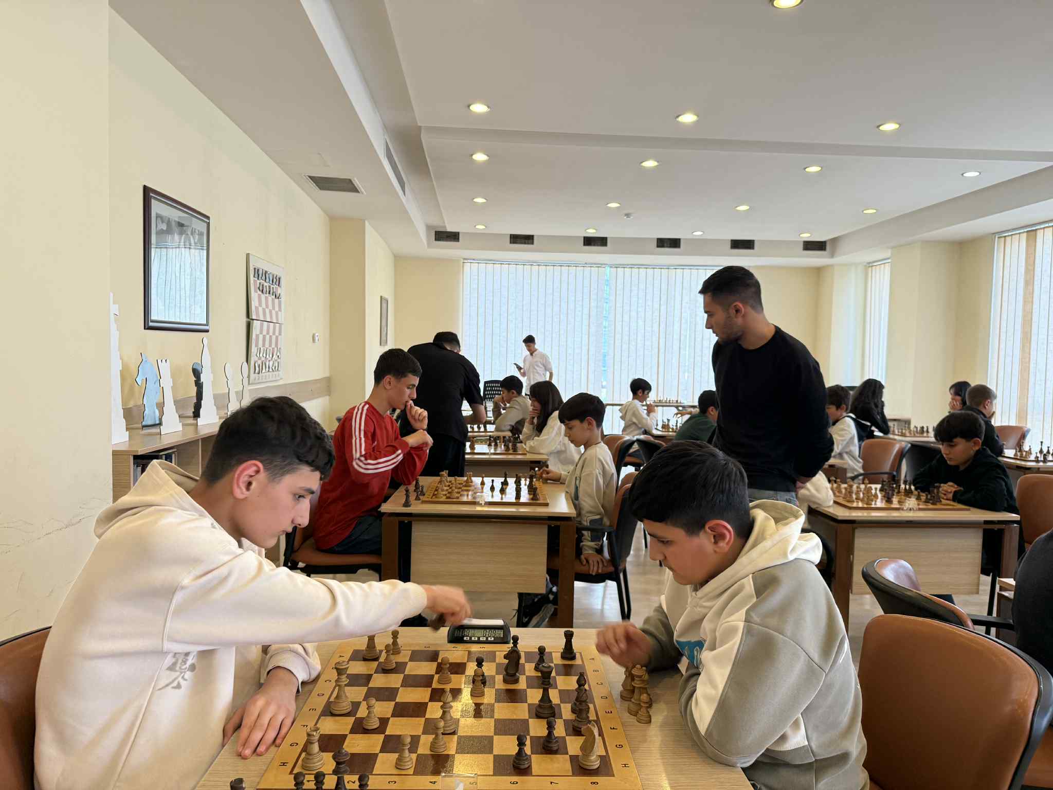 A chess tournament dedicated to Victory Day was held at the Tea House