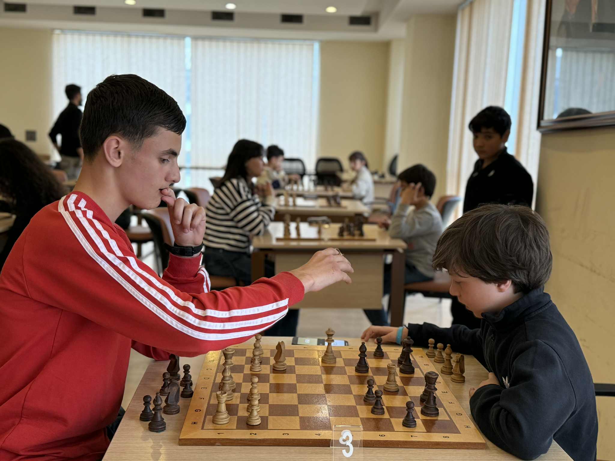A chess tournament dedicated to Victory Day was held at the Tea House