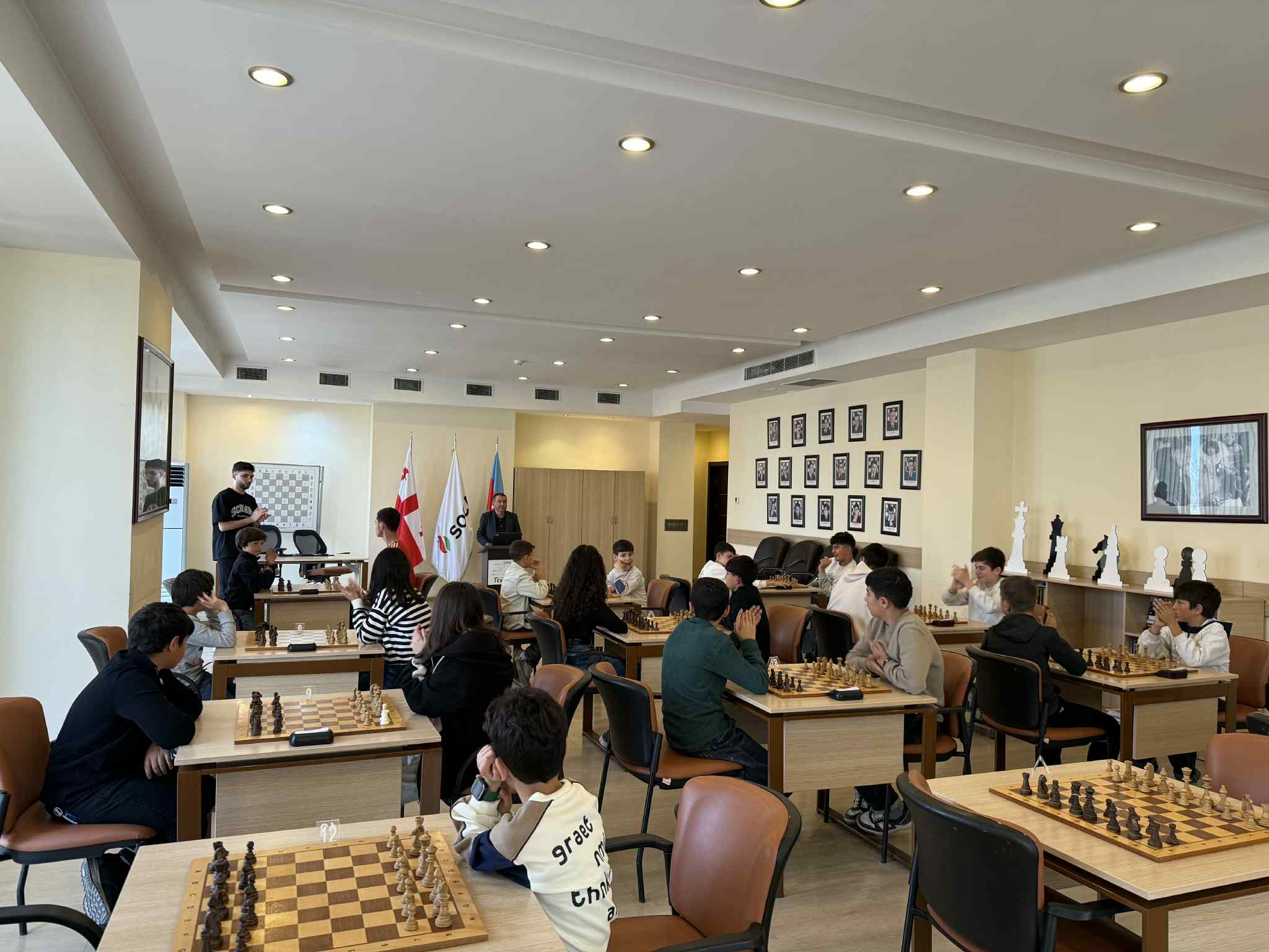 A chess tournament dedicated to Victory Day was held at the Tea House