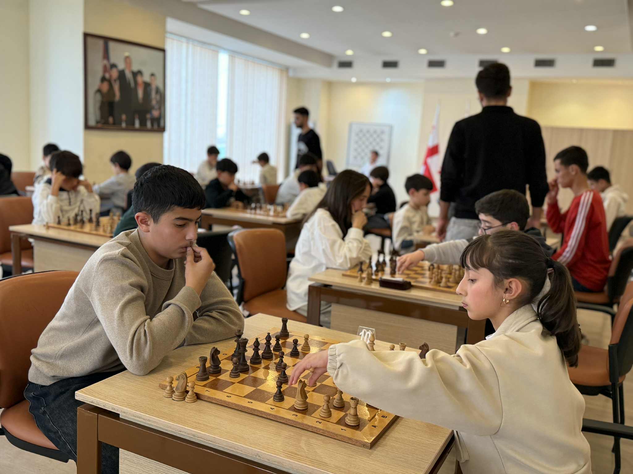 A chess tournament dedicated to Victory Day was held at the Tea House