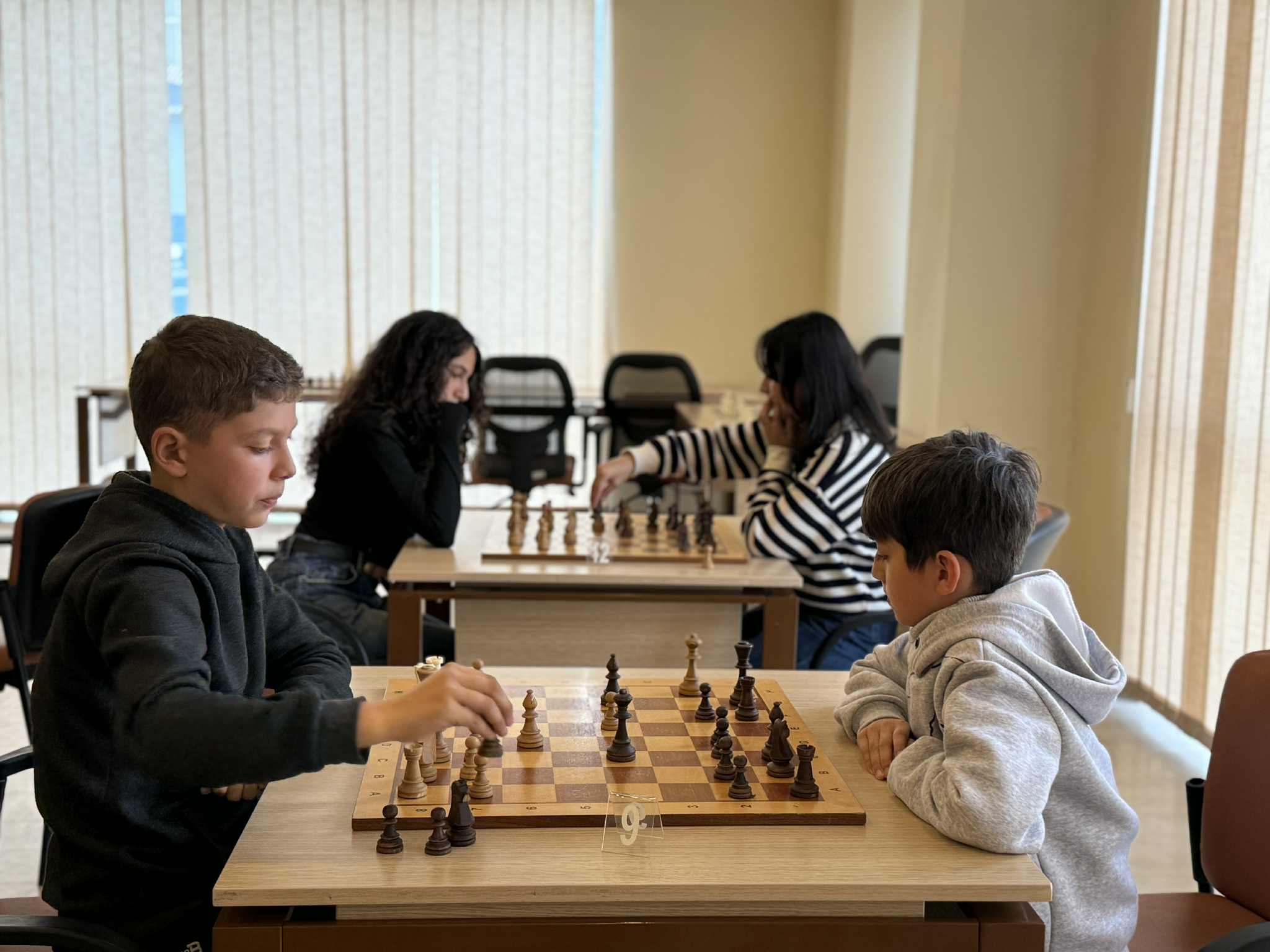 A chess tournament dedicated to Victory Day was held at the Tea House