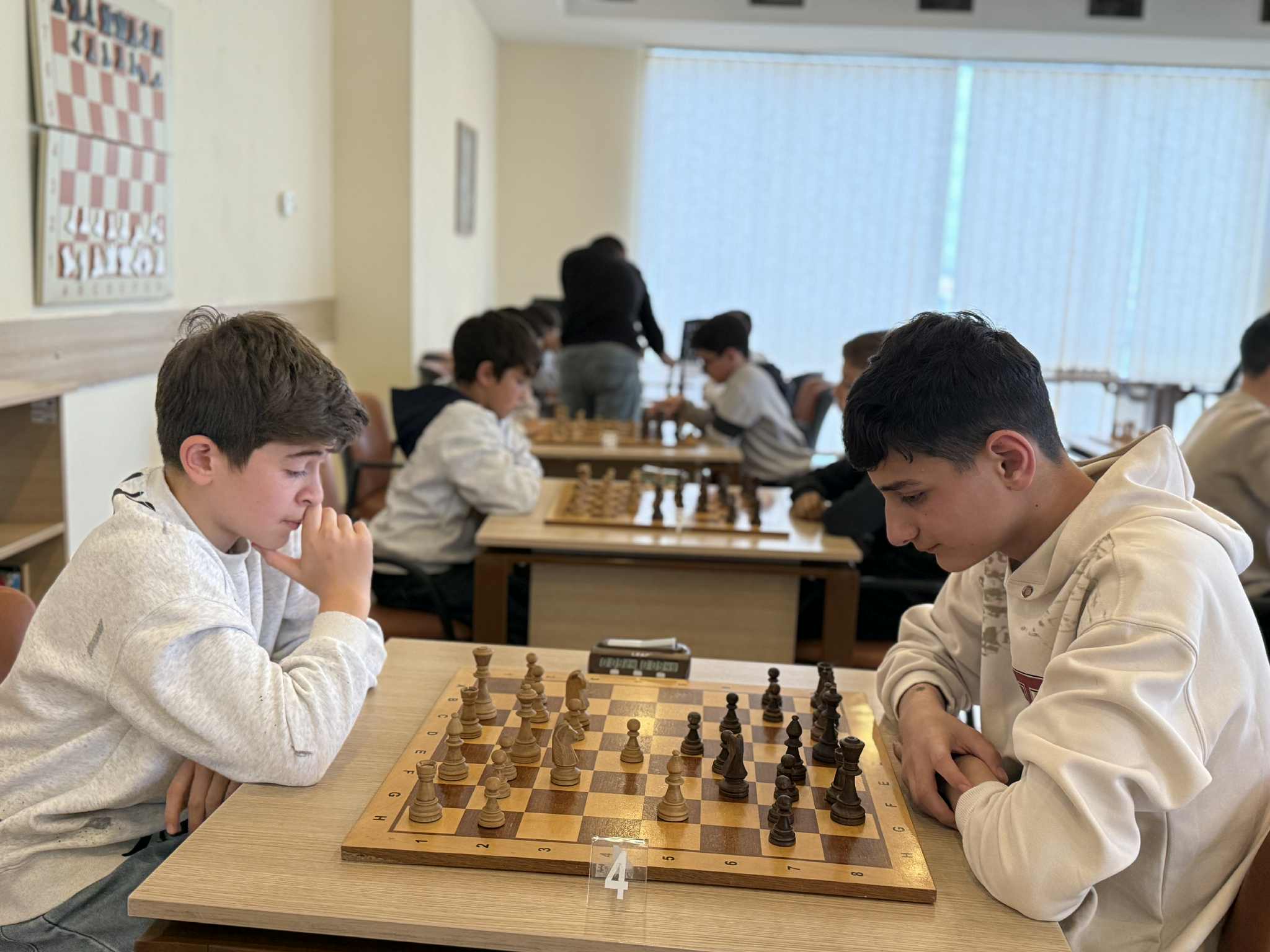 A chess tournament dedicated to Victory Day was held at the Tea House