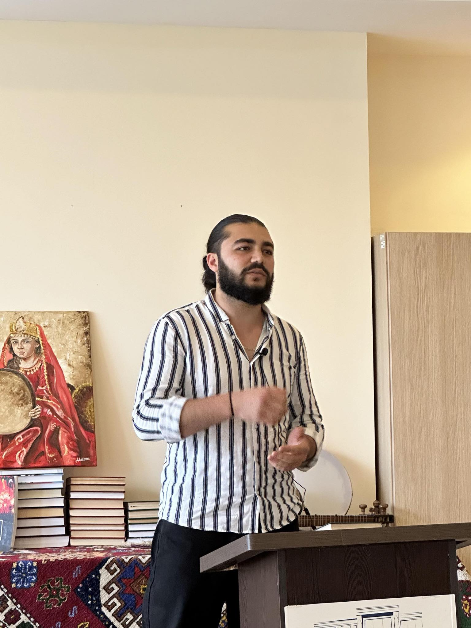 The next meeting of the "GES Youth Energy+" program with successful people in the field of art