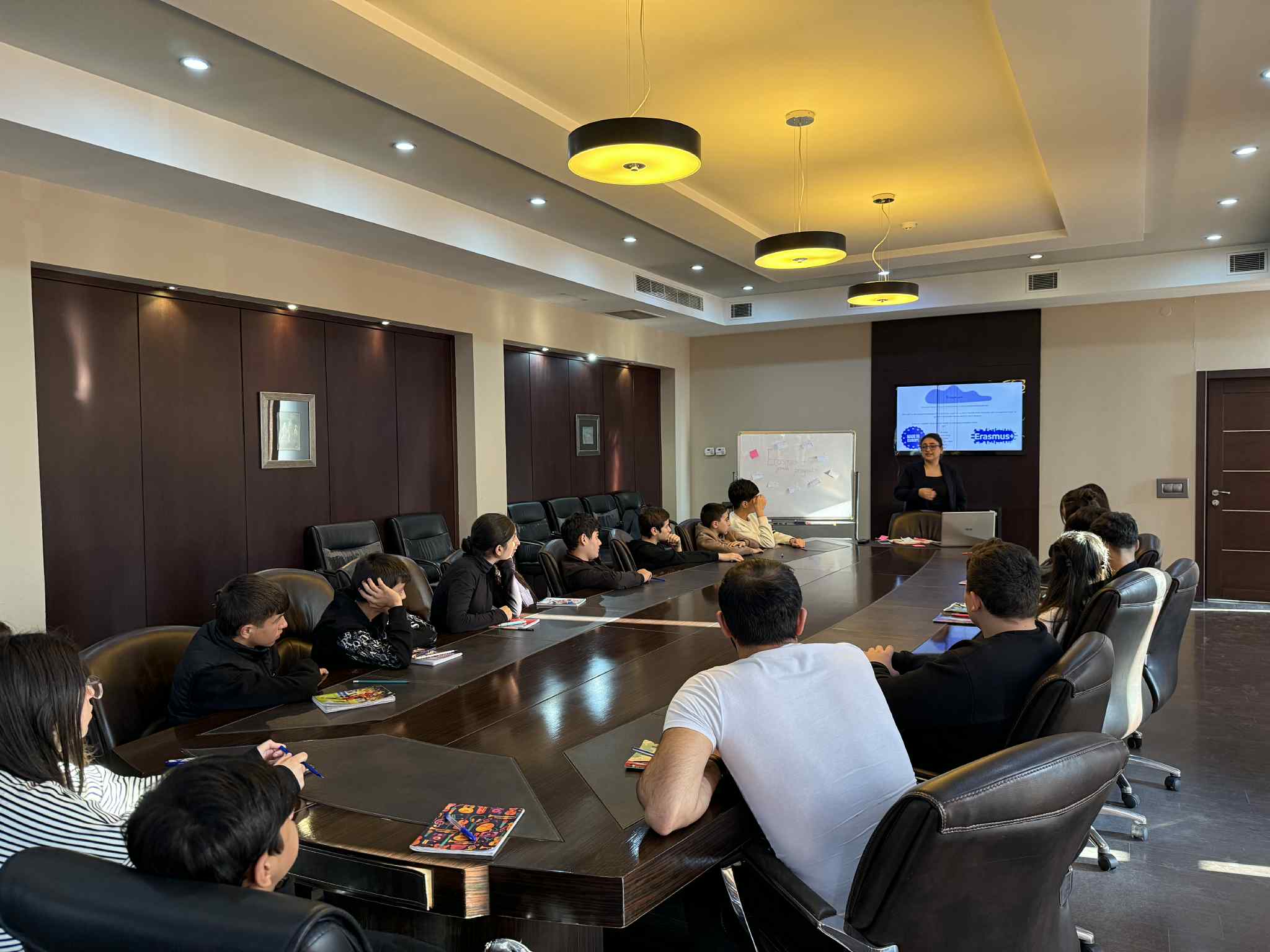 A training on the Erasmus+ program was held at Tea House