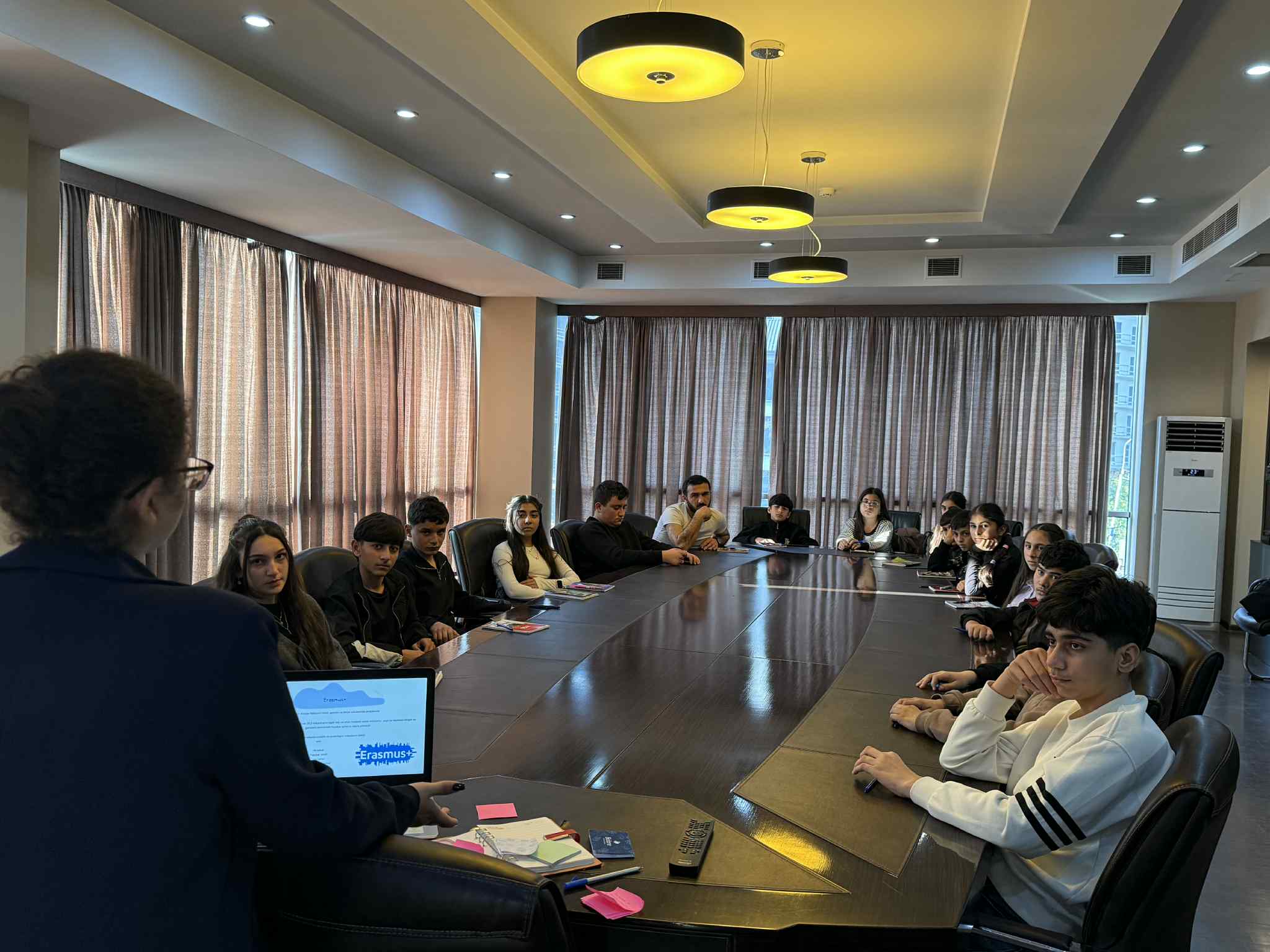 A training on the Erasmus+ program was held at Tea House