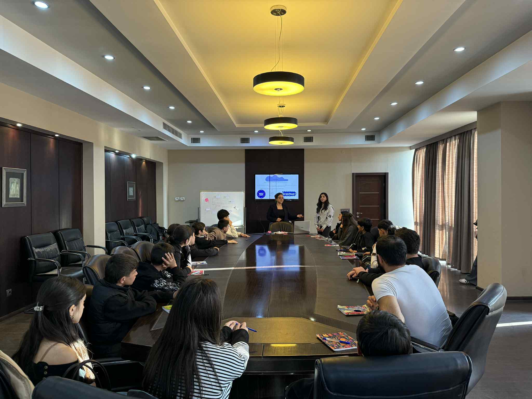 A training on the Erasmus+ program was held at Tea House