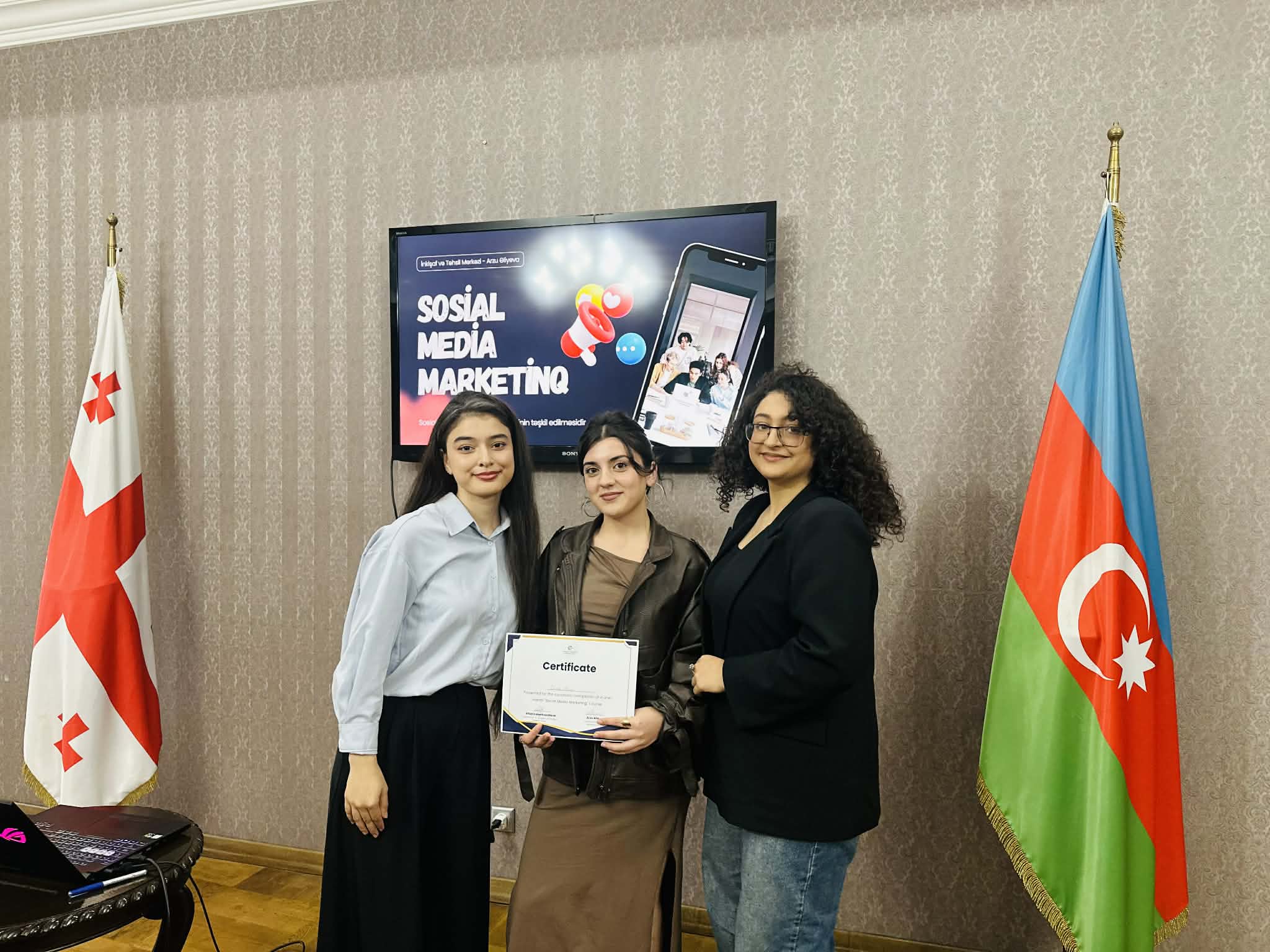 The fourth and final training of the SMM – Social Media Marketing courses was held for students who are members of "GASU"