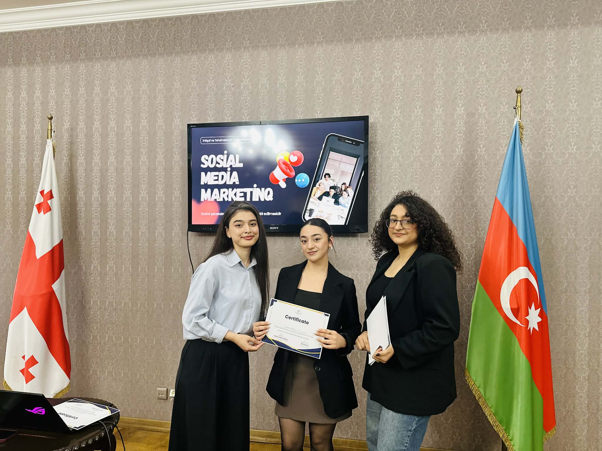 The fourth and final training of the SMM – Social Media Marketing courses was held for students who are members of "GASU"