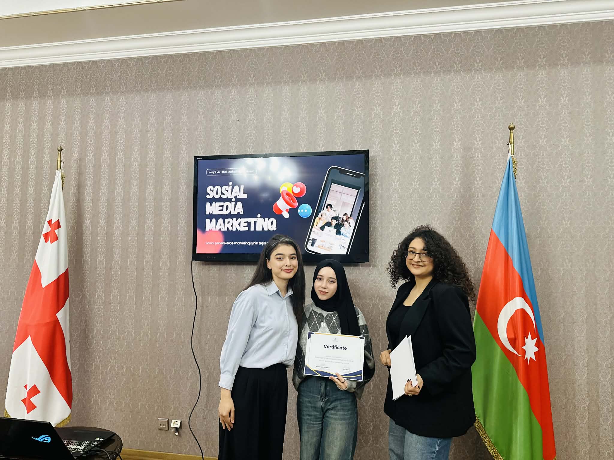 The fourth and final training of the SMM – Social Media Marketing courses was held for students who are members of "GASU"