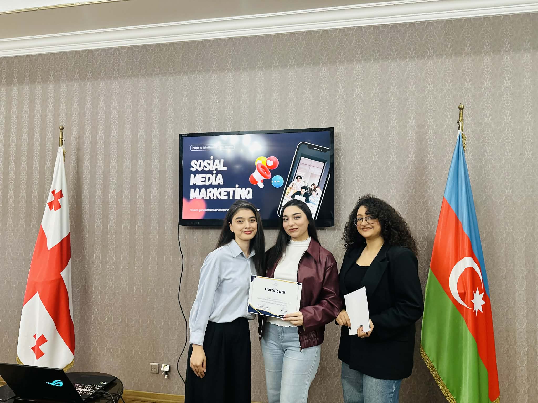 The fourth and final training of the SMM – Social Media Marketing courses was held for students who are members of "GASU"