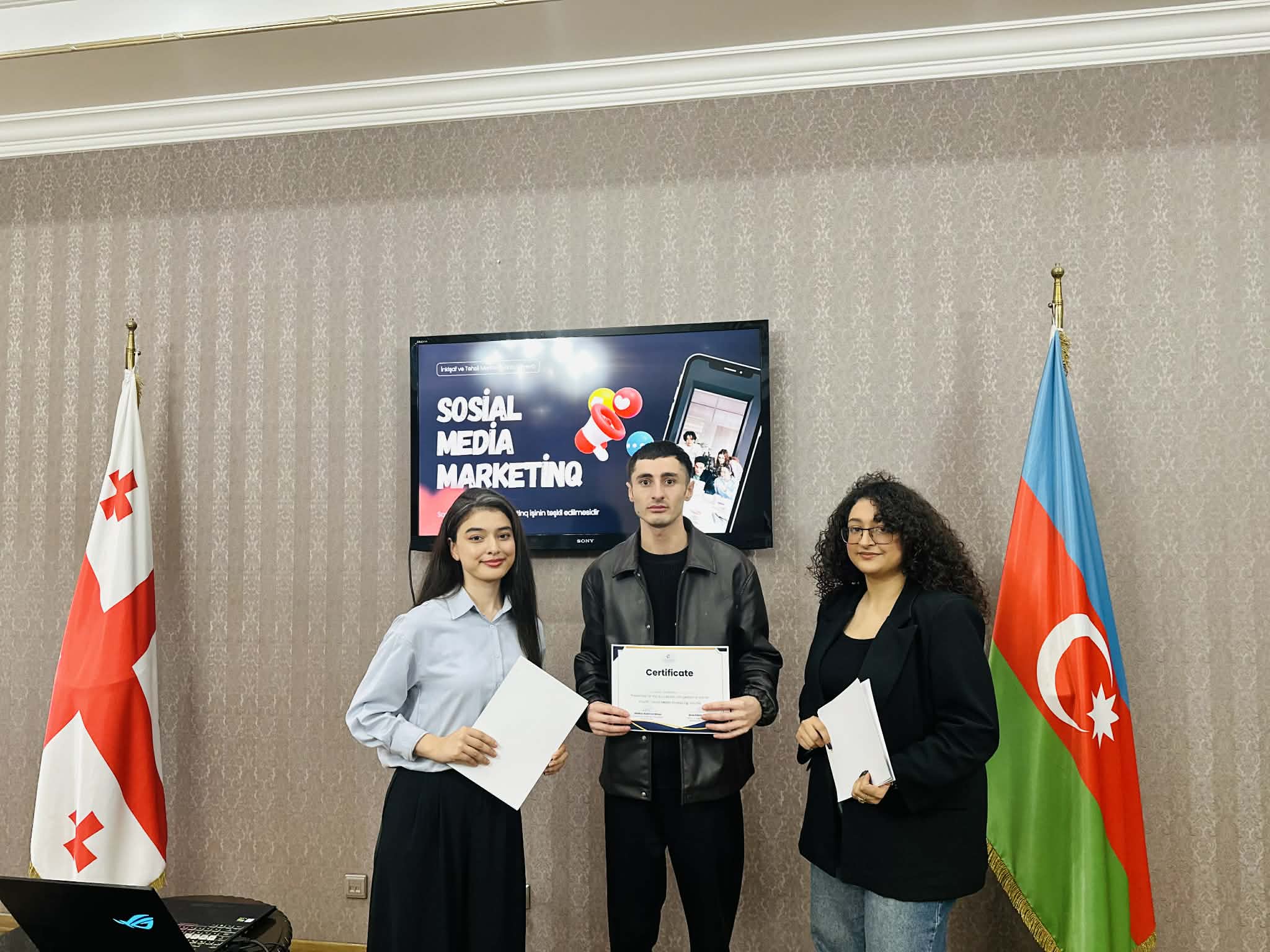 The fourth and final training of the SMM – Social Media Marketing courses was held for students who are members of "GASU"