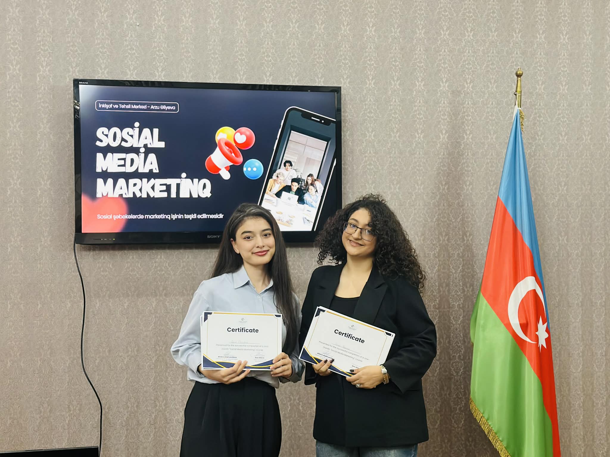 The fourth and final training of the SMM – Social Media Marketing courses was held for students who are members of "GASU"