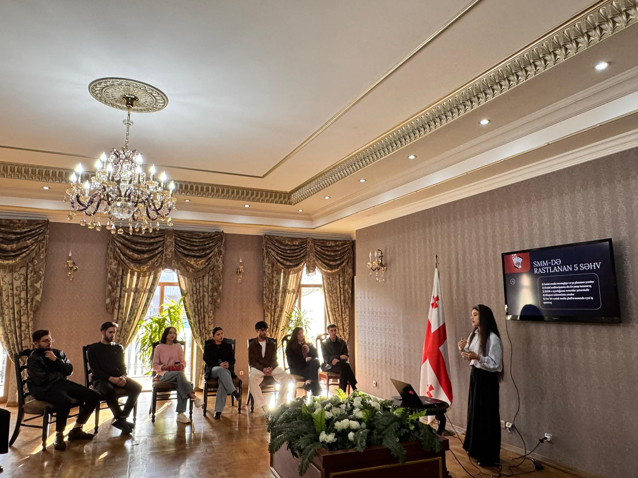 The fourth and final training of the SMM – Social Media Marketing courses was held for students who are members of "GASU"