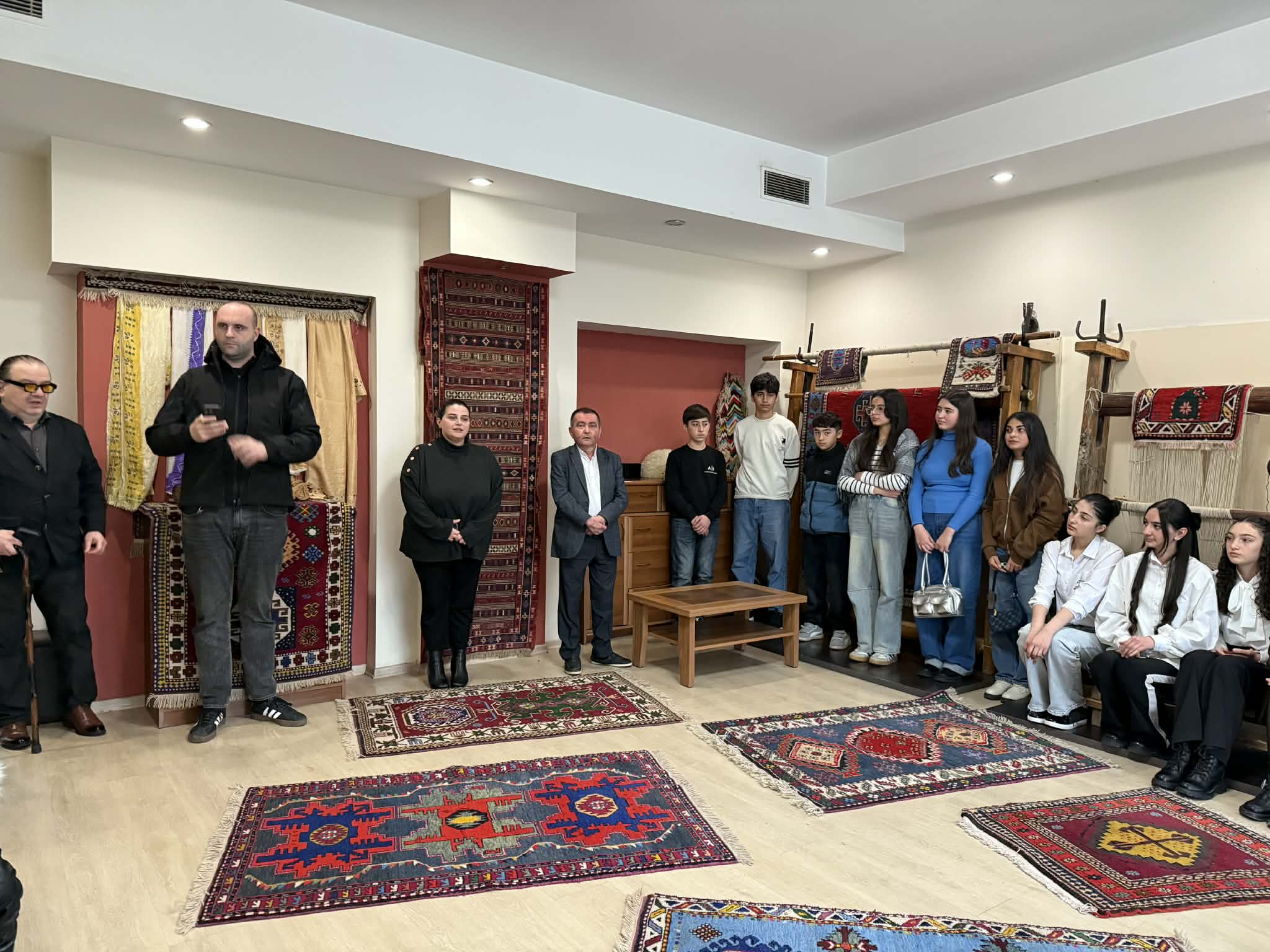 Nizami Ganjavi Night at Tea House/Exhibition/Borchali Carpet