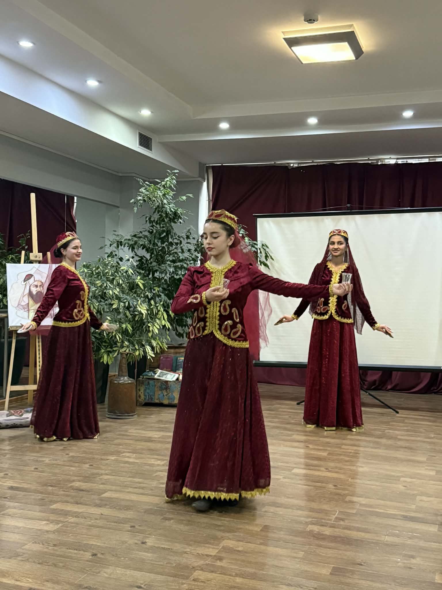 Nizami Ganjavi Night at Tea House/Exhibition/Borchali Carpet