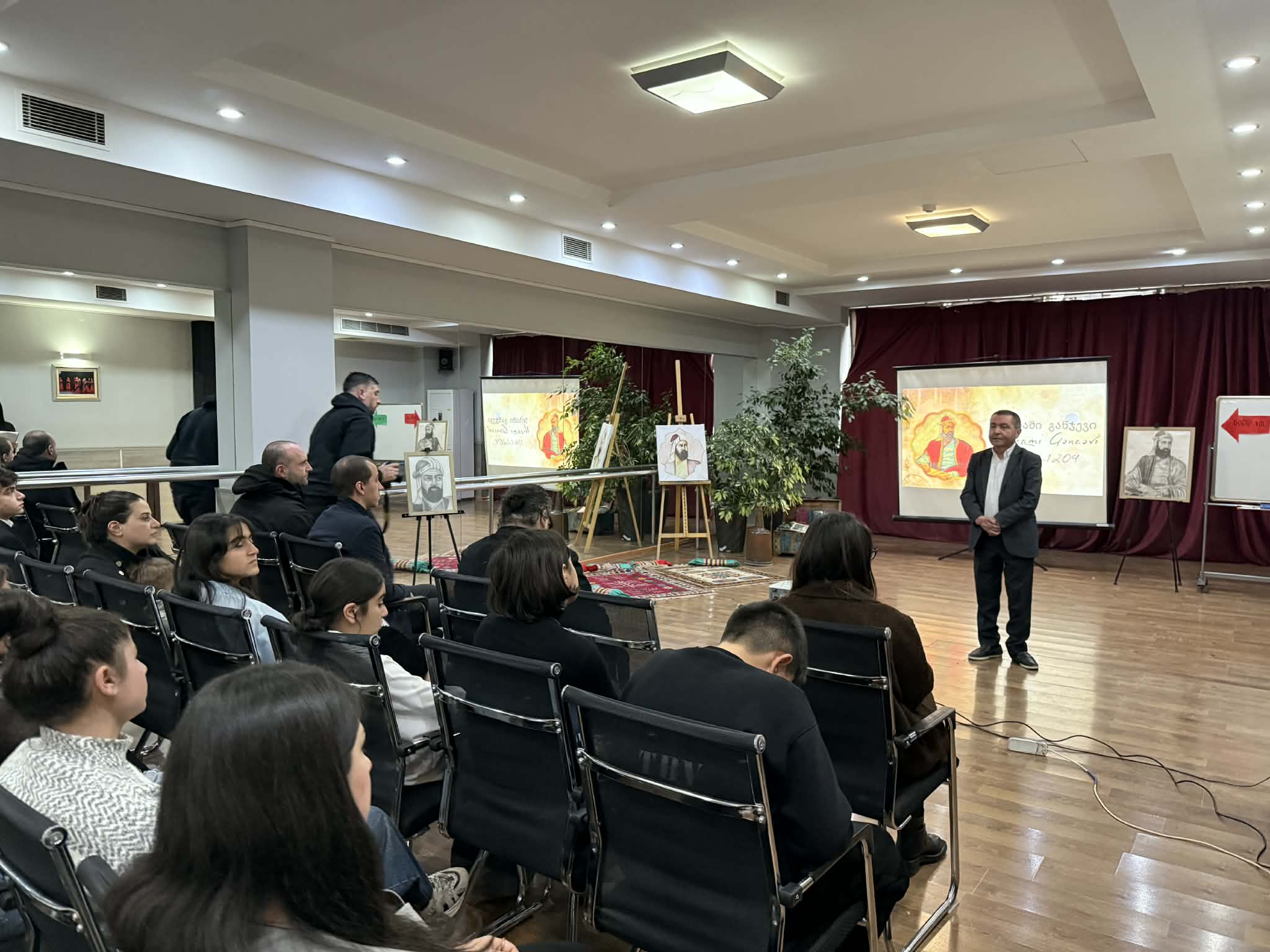 Nizami Ganjavi Night at Tea House/Exhibition/Borchali Carpet