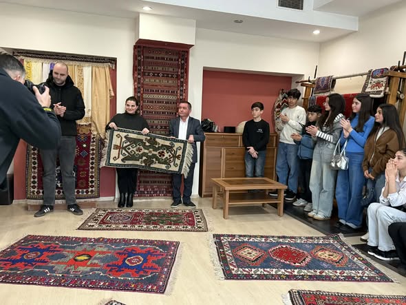 Nizami Ganjavi Night at Tea House/Exhibition/Borchali Carpet