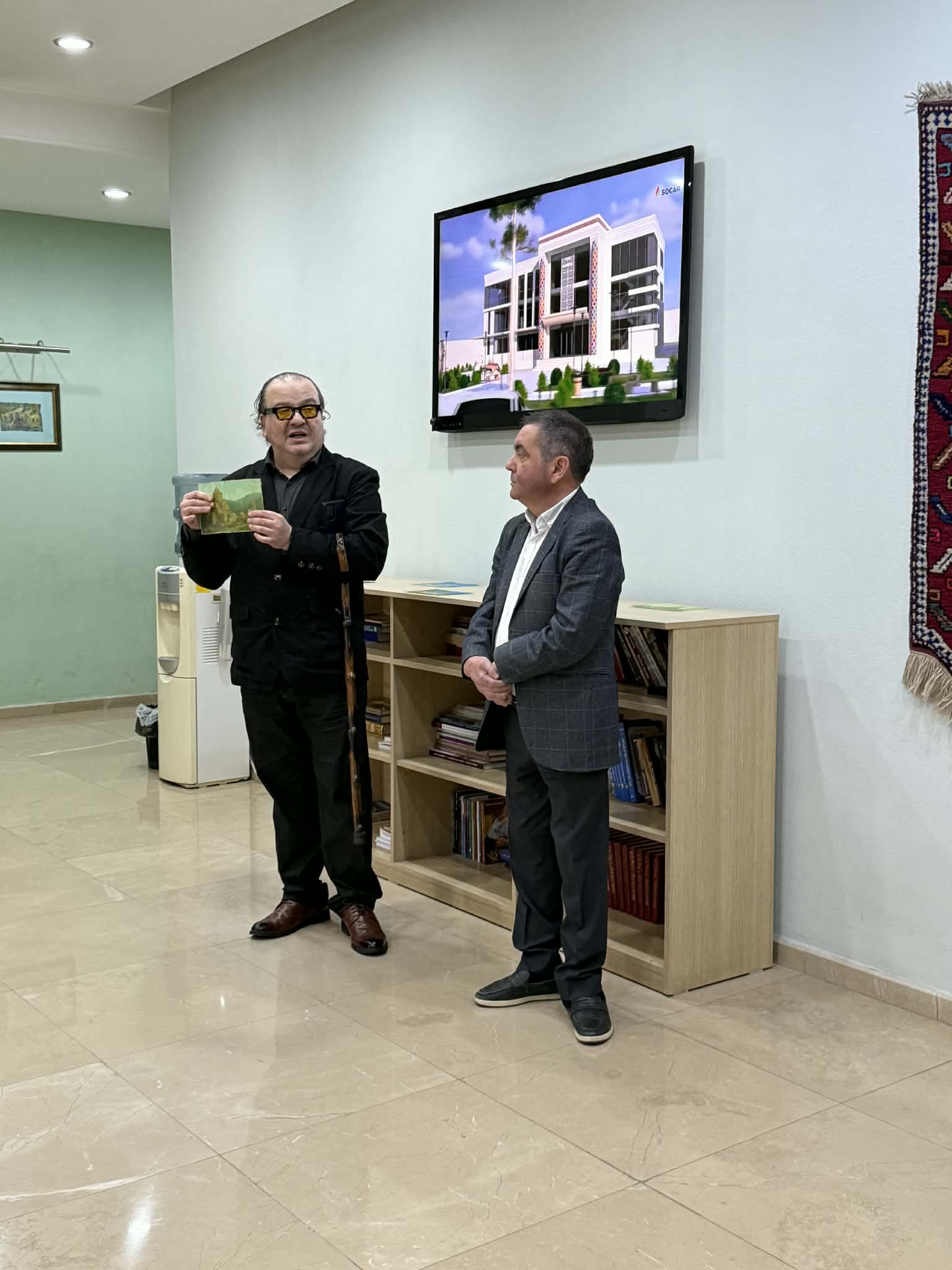 Nizami Ganjavi Night at Tea House/Exhibition/Borchali Carpet