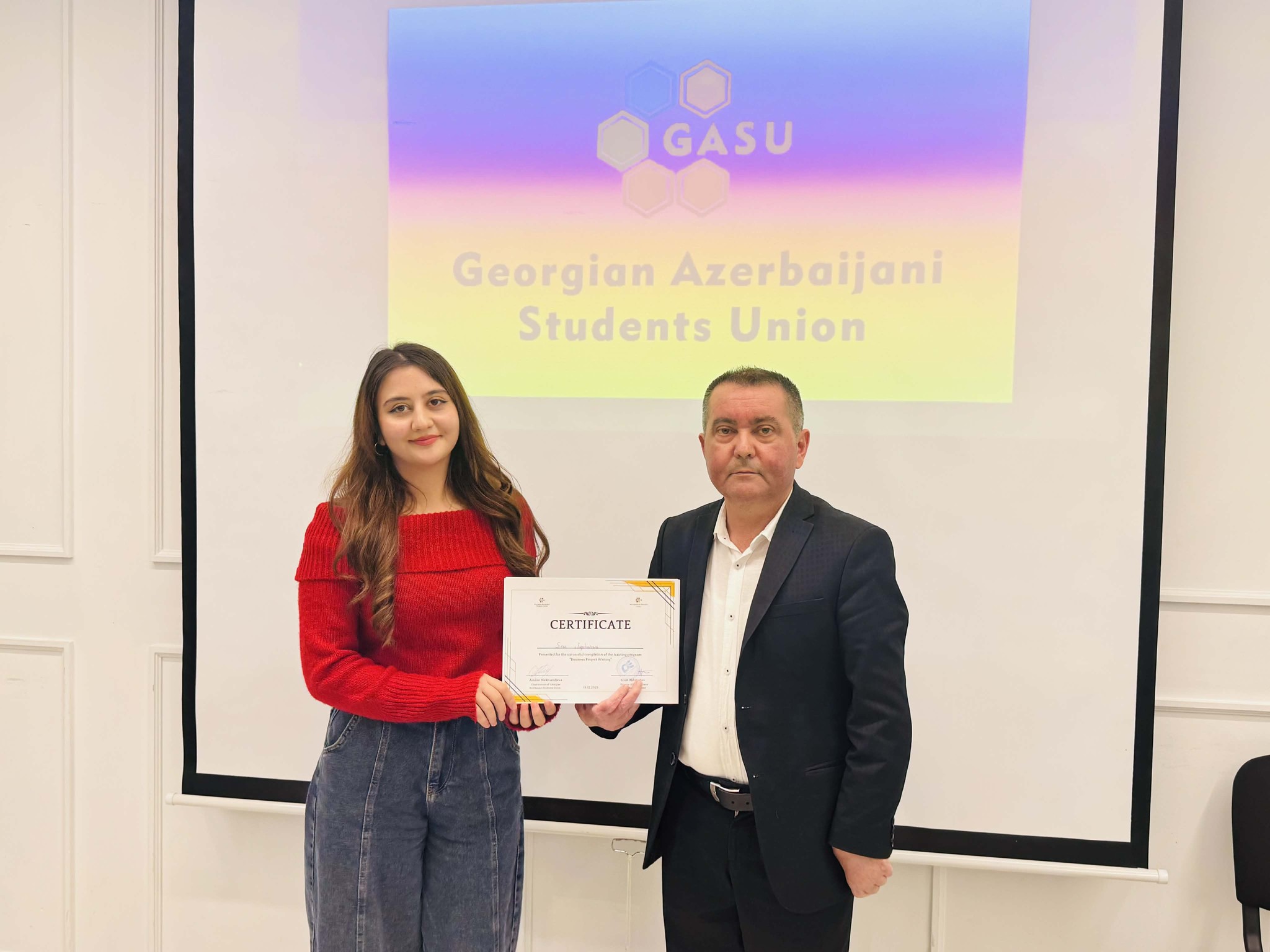 Training was held on the topic of "Writing business projects"