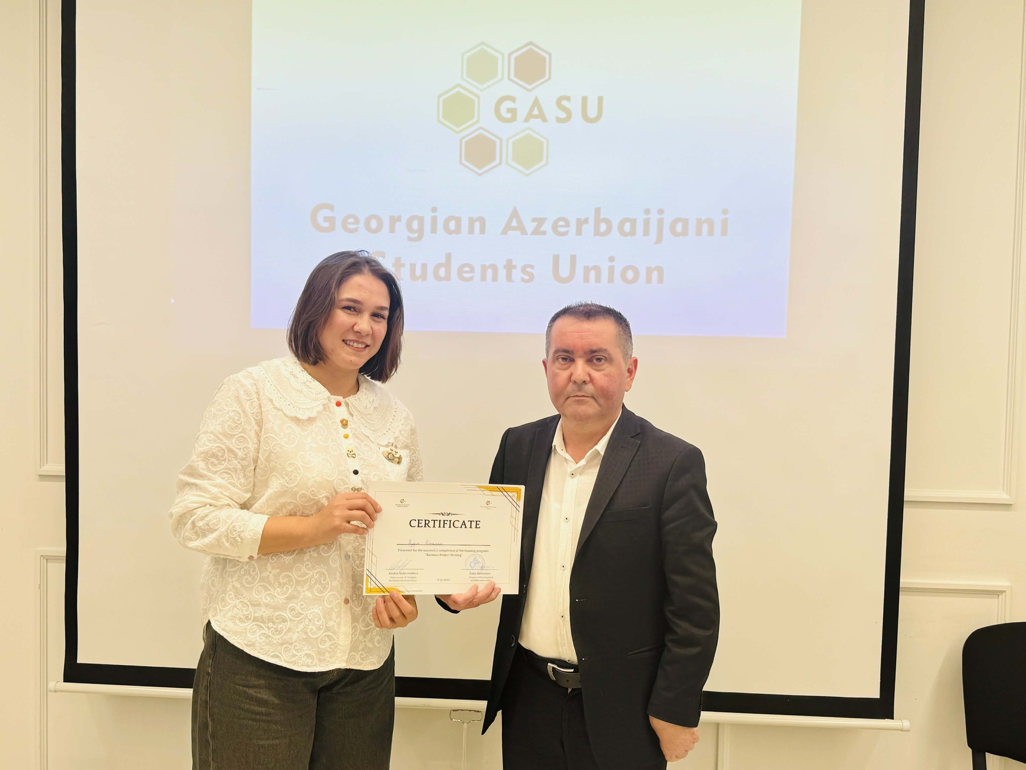 Training was held on the topic of "Writing business projects"