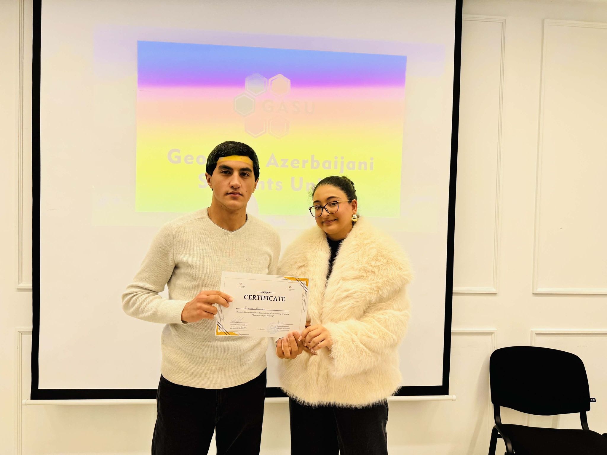 Training was held on the topic of "Writing business projects"