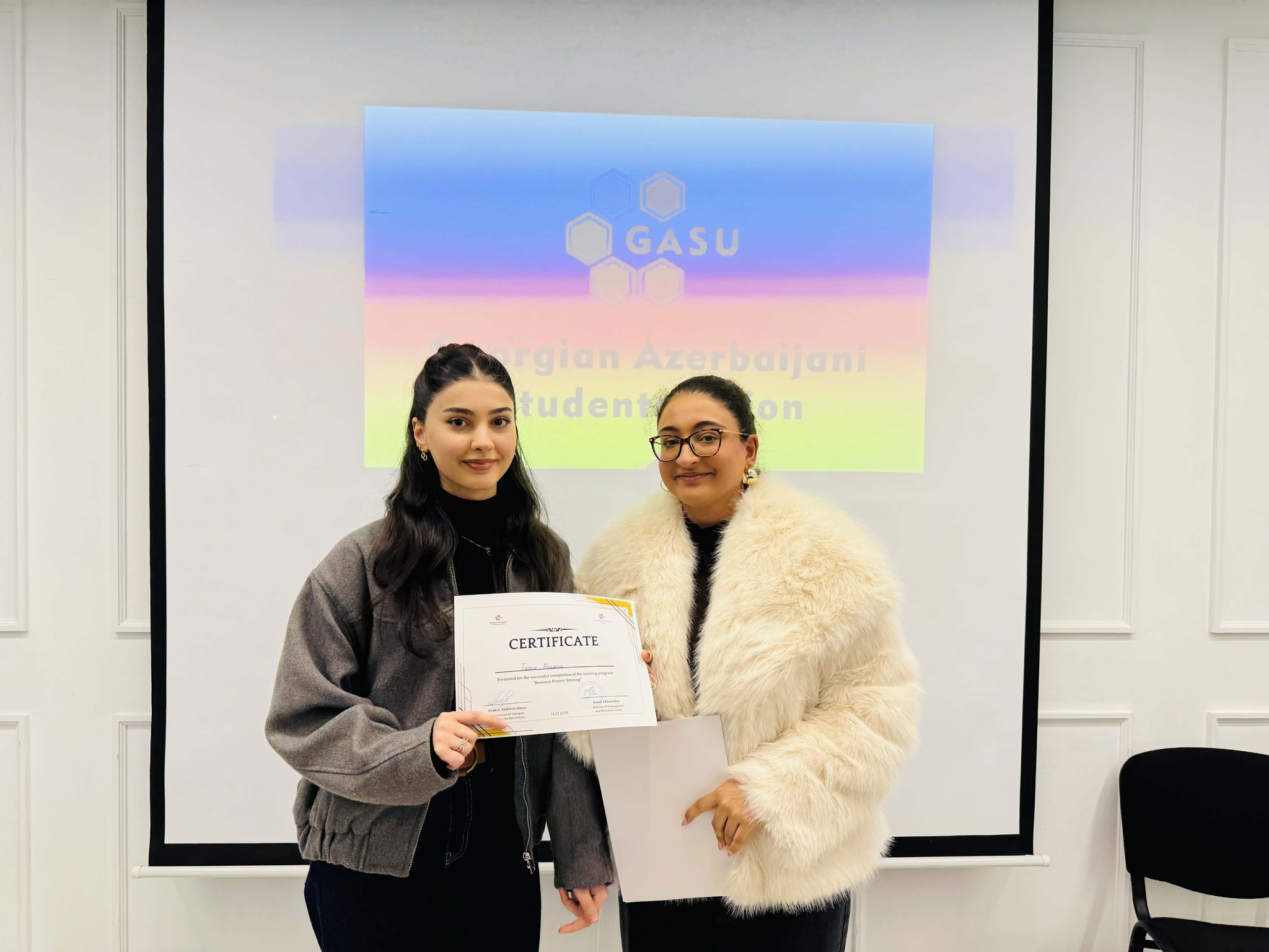 Training was held on the topic of "Writing business projects"